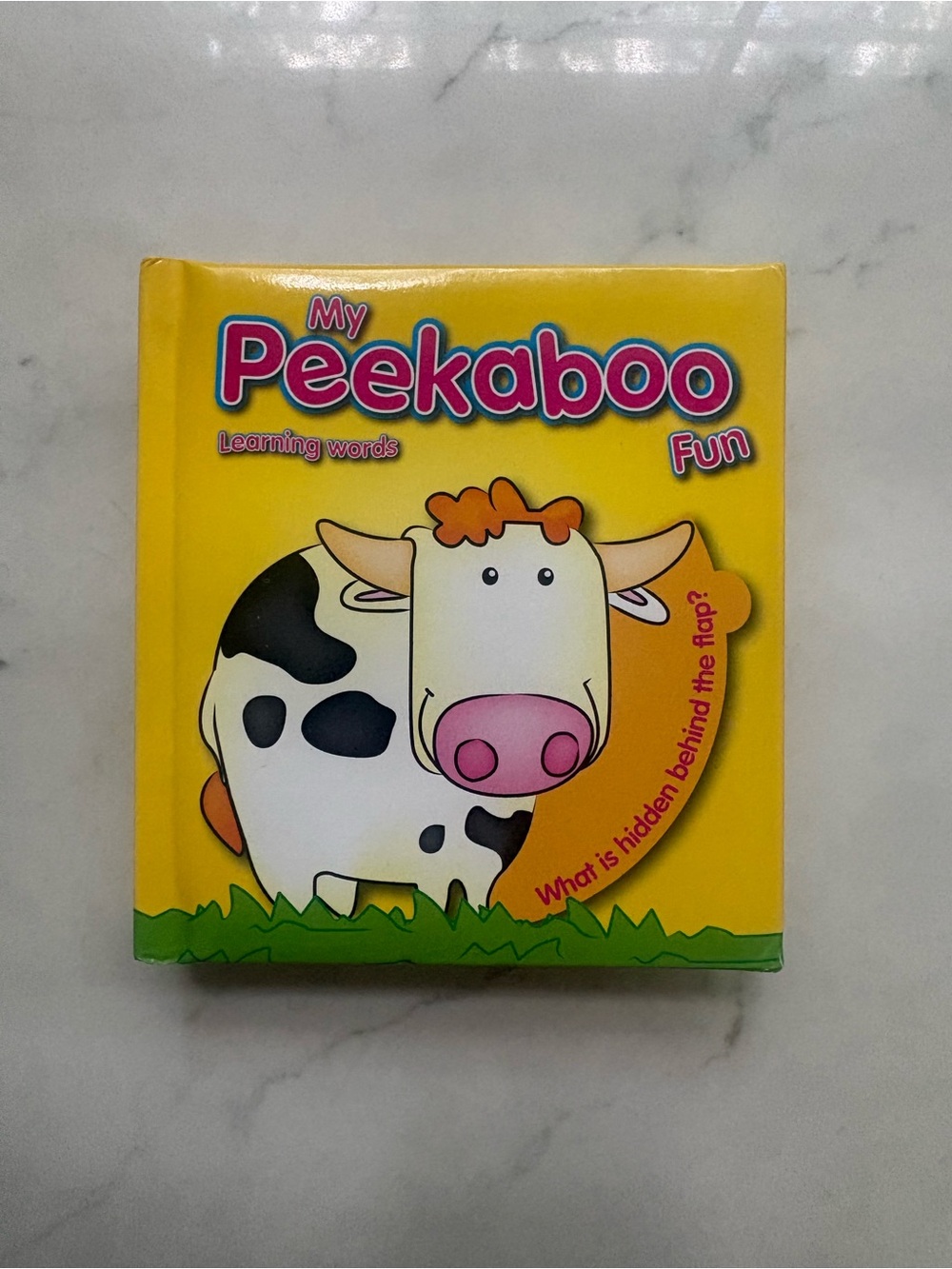 My Peekaboo Fun Board Book - Yellow Cow Cover